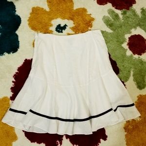 Pleated LINEN Skirt Ralph Lauren LARGE